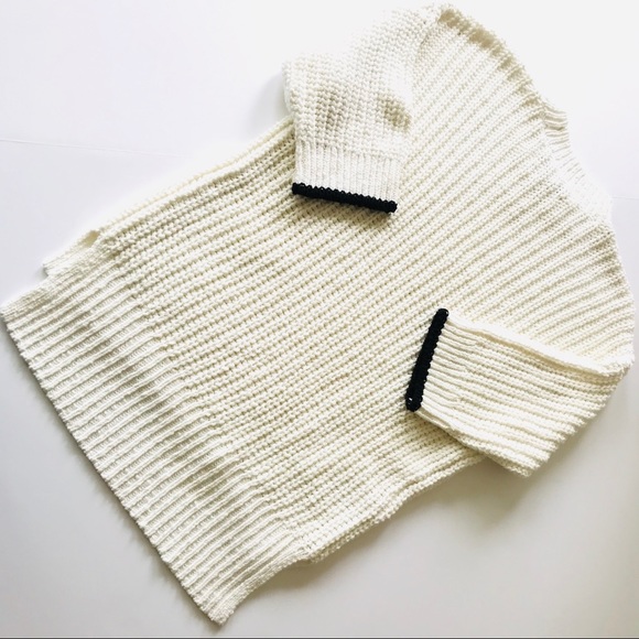 NWT Ann Taylor LOFT White Knit Pullover Sweater - Picture 2 of 3